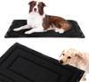 HOMBYS Chew Proof Foam Dog Bed 35"x22" with 14 Reinforced Metal Rivets, Indestructible Crate Pad for Medium/Large