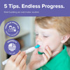 TalkTools Sensi Starter Kit - Oral Motor Tool with 5 Interchangeable Vibrating Tips, Sensory Chew for Kids with Autism