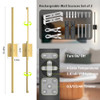 iThird Battery Operated Wall Sconces Set of 2, 10000mAh, Gold