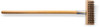 Carlisle FoodService Products Wood Oven Grill Brush & Scraper with Handle, 30 Inches, Natural