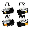 HIMIKI 4PCS Door Lock Actuator Door Latch Compatible with 2007 2008 2009 07 08 09 Silverado Suburban Avalanche Tahoe