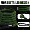 Perantlb Kinetic Recovery Rope - 1" x 20ft (33000lbs), Tow Rope with Soft Shackle and Glove, Suitable for 4WD Pick Up