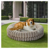 BALANCE Luxury Donut Dog Bed, 36 Inches Round Dog Beds Large Sized Dogs Washable, Orthopedic Calming Dogs Bed for Pets