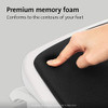 Kensington Foot Rest For Under Desk At Work, Smartfit Comfort Memory Foam Angle and Height Adjustable Footrest,