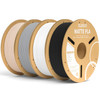 ELEGOO Matte PLA Filament Bundle 4KG, 1.75mm 3D Printer Filament Dimensional Accuracy +/- 0.02mm, 1kg Carboard Spool