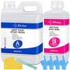 Epoxy Resin Kit, Crystal Clear Deep Pour Epoxy Resin for River Tables, Live Edge and Wood Filler, ¾ Gallon Clear