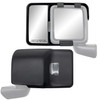 K Source Snap & Zap Custom Fit Towing Mirror Pair for Jeep Wrangler, Gladiator, Black