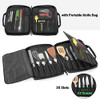 samdew Large Knife Backpack & Chef Bag, 12 + 23 Slots, Knife Not Included