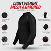 JAG Mesh Motorcycle Protective Shirt, Summer Riding Shirt for Men & Women