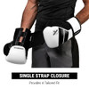 Hayabusa S4 Boxing Gloves - Sparring & Muay Thai - White, 12oz