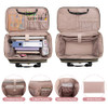 Prokva Rolling Teacher Bag with Wheels, Teacher Tote Bag Fits 15.6" Laptop