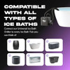 The Pod Company Conversion Kit ONLY for Ice Pod Tubs, Connects Standard & Pro Pods to External Water Chillers, Hose
