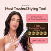 VODANA GlamWave Ceramic Hair Curler 1.4 inch - Shiny & Damage-Free Natural Waves with All-Day Hold | Advanced Double