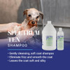 Chris Christensen Spectrum Ten Dog Shampoo, Groom Like a Professional, Gentle Cleansing, Gorgeous Shine, Made in USA,