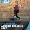 The Step Adjustable High Step Aerobic Platform with 4 Risers, Home Gym Workout Equipment, Fitness Stair Stepper