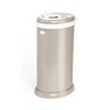 Ubbi Stainless Steel Diaper Pail, No Special Bags, Odor-Locking, Taupe