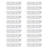 20pcs Replacement Blades for Tweezerman Facial Razor, Stainless Steel Refills for Women Peach Fuzz Remover &