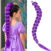 30 INCH Pre-stretched Braiding Hair Extensions for Women 4 Packs Purple