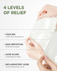 AROCELL Cica Hydrogel PDRN Mask with Panthenol & Centella Asiatica, Cooling Hydrogel Face Mask for Soothing Calming