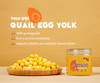 Arya Sit! - Freeze-Dried Single Ingredient Treat (Quail Egg Yolk) for Dogs and Cats - High Protein · Rich in Lecithin