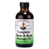 Christophers Original Formulas Complete Tissue & Bone Massage Oil, 4 fl oz | Herbal Topical Oil for Massage & Skin Care