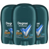 Degree Mens Travel Deodorant 3-Pack  72H Body Heat Activated Mini Antiperspirant Stick, 0.5 Oz Ea