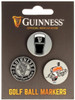 Guinness Golf Ball Markers - Set of 3