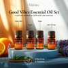 Gya Labs Good Vibes Essential Oil Set (0.17 Fl Oz×8) - Relaxation Gifts for Women - for Diffuser, Aromatherapy & DIY