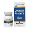 Superior Source Chromium Picolinate - Supplement Formula Supports Healthy Sugar Metabolism - 500 mcg, 50 Instant Dissolve Tablets