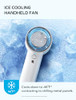 MOMAX Portable Handheld Fan, Speed(1-100) Adjustable Mini Fan, 3000mAh Battery Rechargeable Personal Fan, Digital