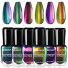 Morovan Holographic Nail Polish Set: Metallic Ombre Quick Air Dry Gift Set