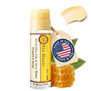 Organic Beeswax Lip Balm - Natural Chapstick for Dry Lips - Honey & Propolis Moisturizing Wand - Non Petroleum Lip