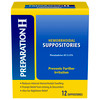 Preparation H Hemorrhoid Suppositories, 12 Count