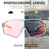 ROCKBROS Photochromic Sunglasses UV Protection for Women Men Cycling Sunglasses