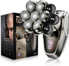 SHPAVVER Detachable Bald Head Shaver - LED Display, Dry/Wet, IPX7 Waterproof, Type-C Charge