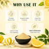 SVATV Lemon Peel Powder | Citrus Limonum | Natural, Soft And Smooth Skincare Powder | Face Pack | Used For Soap Making