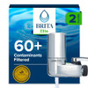 Brita Faucet Mount Water Filter System, Includes 2 Filters, Chrome