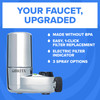 Brita Faucet Mount Water Filter System, Includes 2 Filters, Chrome