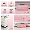 EPOMAKER X Aula F75 75% Wireless Gaming Keyboard, BT/2.4GHz/USB-C, Hot Swappable Creamy Mechanical Keyboard with