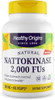 Healthy Origins Nattokinase 2,000 FUs, 100 mg - Nattokinase Supplement - Vegan, Non-GMO & Gluten-Free Nattokinase - 60 Veggie Capsules