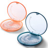 DOTCUTY Retainer Case 2 Pack, Compatible with Invisalign, Slim Mouth Guard & Aligner Holder, Durable Portable Retainer