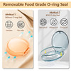 DOTCUTY Retainer Case 2 Pack, Compatible with Invisalign, Slim Mouth Guard & Aligner Holder, Durable Portable Retainer