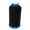 Haobase Black Bonded Nylon Sewing Thread 1500 Yard Size T70 #69