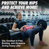JSM FITNESS Hip Thrust Barbell Pad - Hip Thrust Pad Extra Thick for Glute Exercises, Bar Cushion for Glute Bridges,