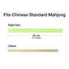 Mahjong Pushers for Chinese Standard 34mm Size Tile, Made in Taiwan, Length 45cm, Set of 4
