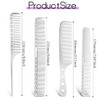 Metal Comb for Men, 4 Aluminum Dressing Comb Professional Barber Types Metal Hair Comb Set Foiling Combs Dandruff