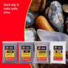 MJR Tumblers Rock Tumbler Grit Kit Refill for 3lb Tumblers, 4 Step Silicon Carbide & 12,000 Grit Aluminum Oxide