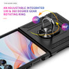 ONOLA Compatible with Samsung Galaxy Z Flip 7 Case with Hinge Protection and 360°Rotate Ring Magnetic Kickstand.