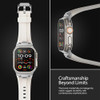 Suitisbest Sport Band for Apple Watch Ultra 2/Apple Watch Ultra Bands 49mm 45mm 44mm 42mm, Wide Rugged 316L Stainless