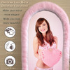 UYRIE Fluffy Mirror Cover - 59"x16" Full Length Ultra Soft Non-Slip Cover Universal Stretch Cover Warm Home Decor for
